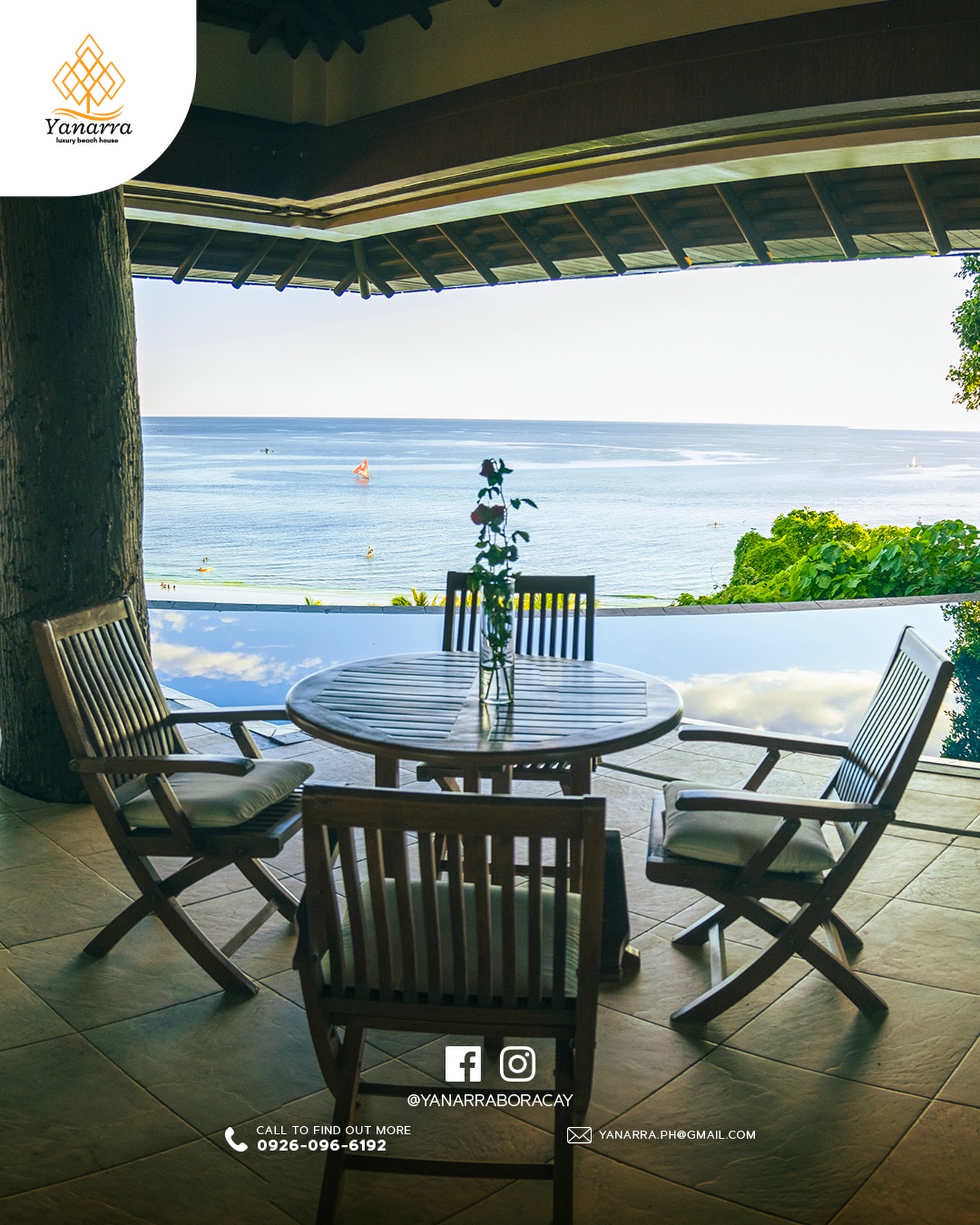 Tropical modern bedroom at Yanarra Boracay
